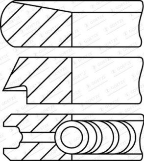 PIER┼Ü.T┼ü. FORD 1.5L DURATORQ, 73.50MM+0. 50 GOETZE 0845240700