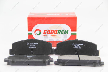 Гальмівні колодки зад. Mazda 323/626 94-04 (akebono) Goodrem RM1400