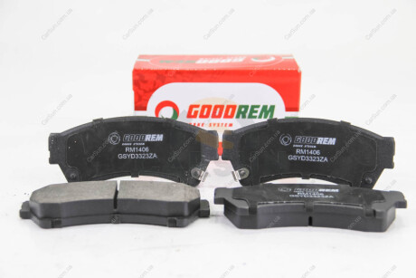 Колодки гальмівні пер. Mazda 6 07-13 Goodrem RM1406