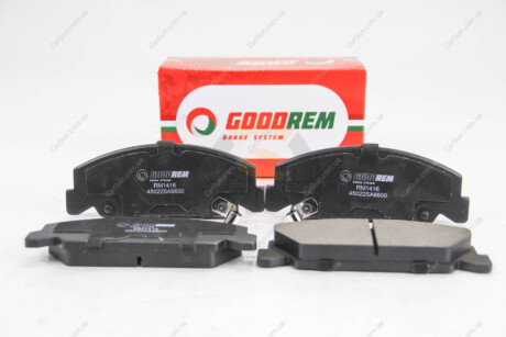 Гальмівні колодки перед. Hyundai Accent/Getz 94-10 Goodrem RM1416