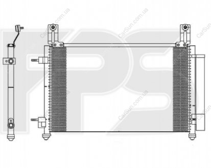 Конденсатор кондиціонера HCC/HANON FP 22 K59-X (фото 1)
