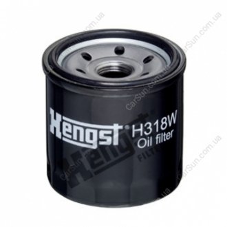 Фільтр масляний двигуна CHEVROLET AVEO 1.2 08-, RAVON 1.5 15- (вир-во HENGST) HENGST FILTER H318W