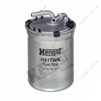 Топливный фильтр - (6R0127400C / 6C0127400) HENGST FILTER H417WK (фото 1)