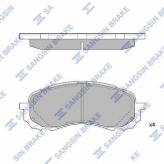 Колодки гальмівні HI-Q SB SP1629