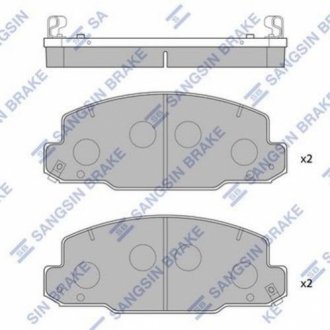 Колодки дискового гальма - (SANGSIN) (V9118A081 / V9118A047 / 0446537040) HI-Q SP1450