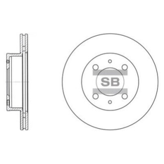 Диск гальмівної HI-Q SD1010