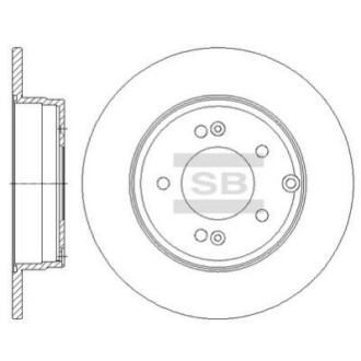 Диск гальмівний HI-Q SD1099
