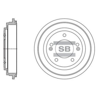 Шт. Гальмівний барабан HI-Q SD1130