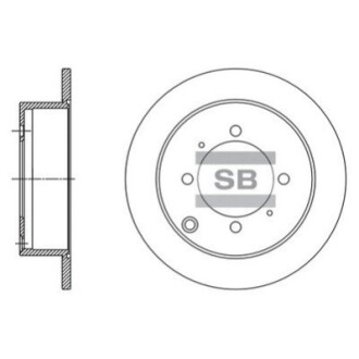 Диск гальмівний HI-Q SD1138