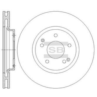 Диск гальмівний HI-Q SD3042