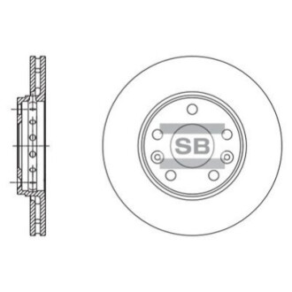 Гальмівний диск HI-Q SD3060