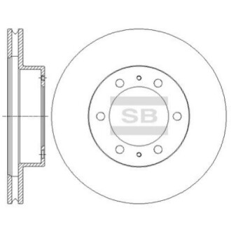 Гальмівний диск передній HI-Q SD4030