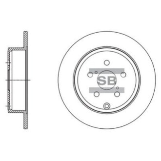 Шт. Гальмівний диск HI-Q SD4083