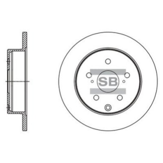 Гальмівний диск HI-Q SD4094