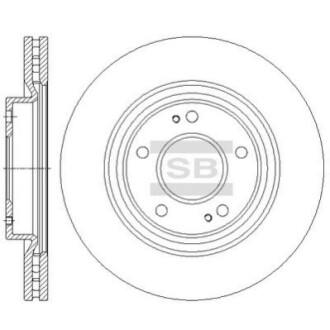 Диск гальмівний HI-Q SD4336