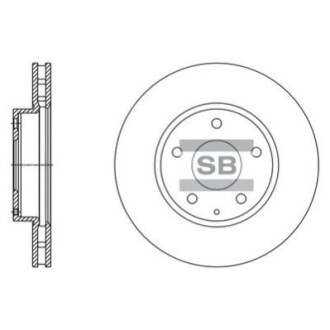 Диск тормозной передний 280*25 HI-Q SD4421