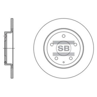 Диск гальмівний HI-Q SD4423