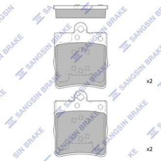 Колодки дискового тормоза HI-Q SP1089