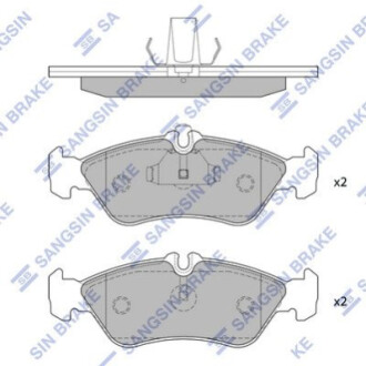 Колодки гальмівні - (SANGSIN) (940183 / A9024230510KZ / A9024230510) HI-Q SP1274A