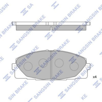 Тормозные колодки - (SANGSIN) (V9118A012 / V91181022 / V91181020) HI-Q SP1376