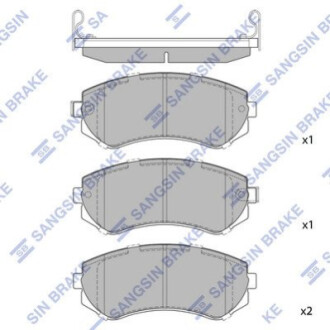 Тормозные колодки HI-Q SP1492