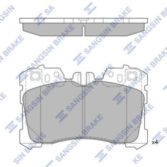 Тормозные колодки - (SANGSIN) (446550260 / 24245 / 0446550260) HI-Q SP1496