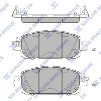 КОЛОДКИ ДИСКОВЫЕ HI-Q SP2772