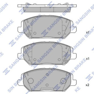 Тормозные колодки передние HI-Q SP4242