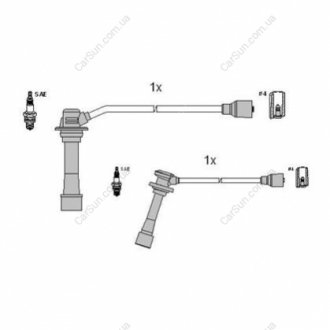 Комплект электропроводки HITACHI/HUCO 134123 (фото 1)