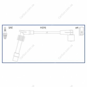 Провода высоковольтные - (96497773 / 96460220 / 96211948) HITACHI/HUCO 134234