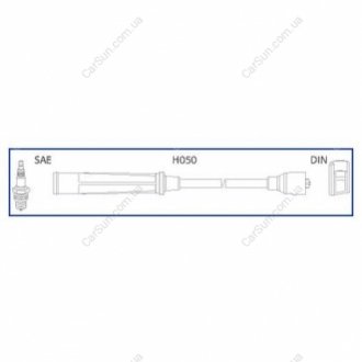 Дроти запалення, набір HITACHI/HUCO 134250