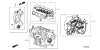 Набір прокладок, блок-картер двигателя HONDA 06111RB0000 (фото 1)