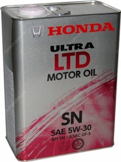 Моторное масло Ultra LTD SN/GF-5 5W-30 4л - HONDA 0821899974