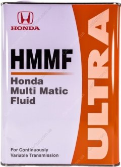 Трансмісійна олія Ultra HMMF 4 л - (оригінал) HONDA 0826099904