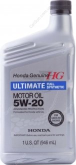 Масло моторное синтетическое hg ultimate 5w-20 1л HONDA 08798-9038 (фото 1)