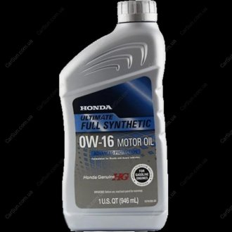 Масло моторное 0W-16 Ultimate Full Synthetic 1л - HONDA 087989062