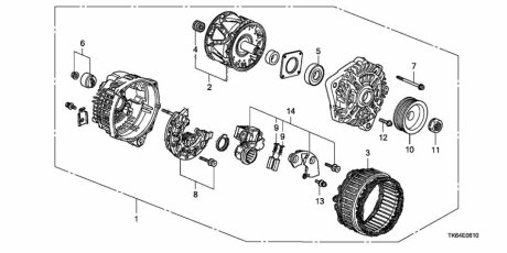 HONDA 31101RB0004