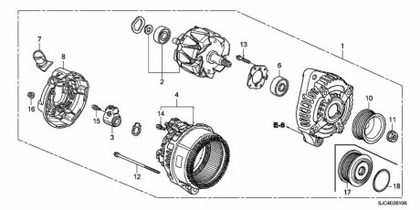 Автозапчасть HONDA 31101RDJA01