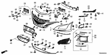 HONDA 39682T6NA01