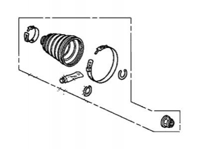 Автозапчасть HONDA 44018T2BA01