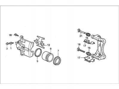 Автозапчасть HONDA 45018SM5000 (фото 1)