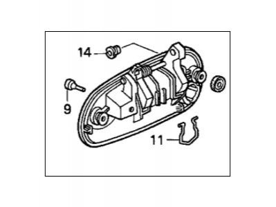 HONDA 72180S04003