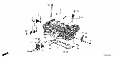 Болт з шайбою, 10x172 HONDA 9000559B003 (фото 1)