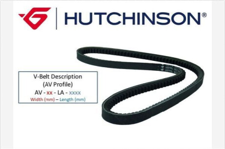 Автозапчасть HUTCHINSON AV 11.9 LA 885