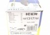 Комплект тормозных колодок, дисковый тормоз - (8U0698151F / 8U0698151E / 6U0698151F) ICER 181317-700 (фото 5)