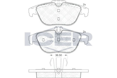 Автозапчастина ICER 181863 (фото 1)