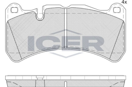 Автозапчасть ICER 182260