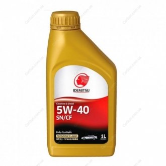 Моторное масло SN/CF 5W-40 1л - Idemitsu 30015048-724000020 (фото 1)