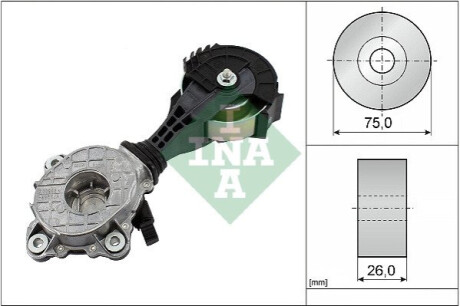 Натяжник ременя генератора Citroen C4/Peugeot 308/3008 1.6 Vti 08-17 INA 534 0426 10