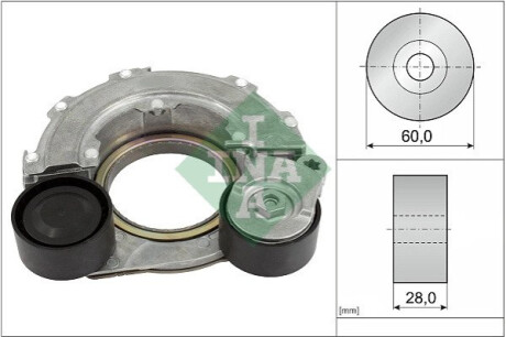 NAPINACZ PASKA WIELOROWK. HYUNDAI/KIA 1,0Y-GDI HYBRID (ROZRUSZNIKOALTERNATOR) INA 534 0796 10